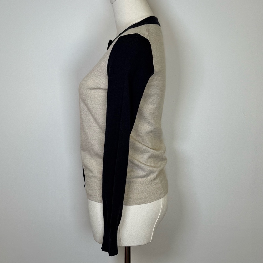 J.Crew Cotton Merino Wool Blend Crewneck Cardigan Sweater Women’s Size XXS - Picture 6 of 10